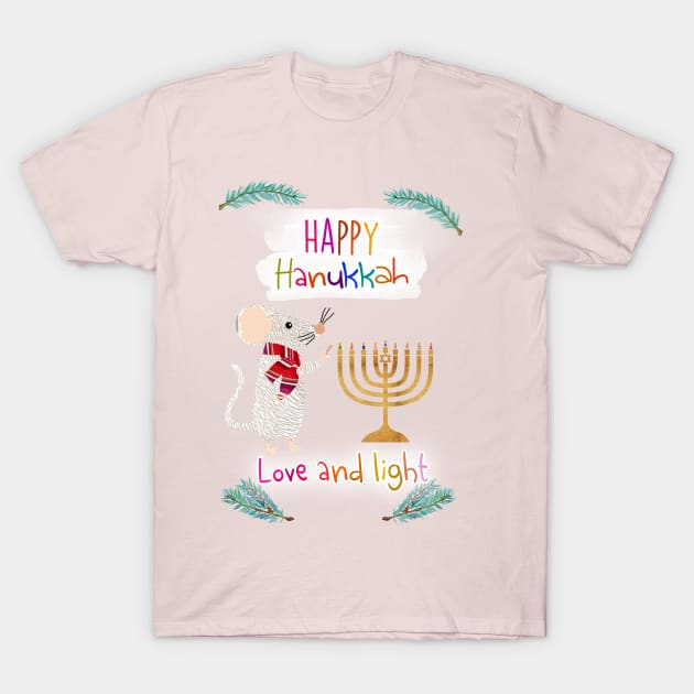 Happy Hanukkah T-Shirt by GreenNest